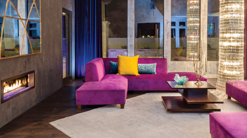 Dare to be Different: Embrace the Boldness of Purple Walls