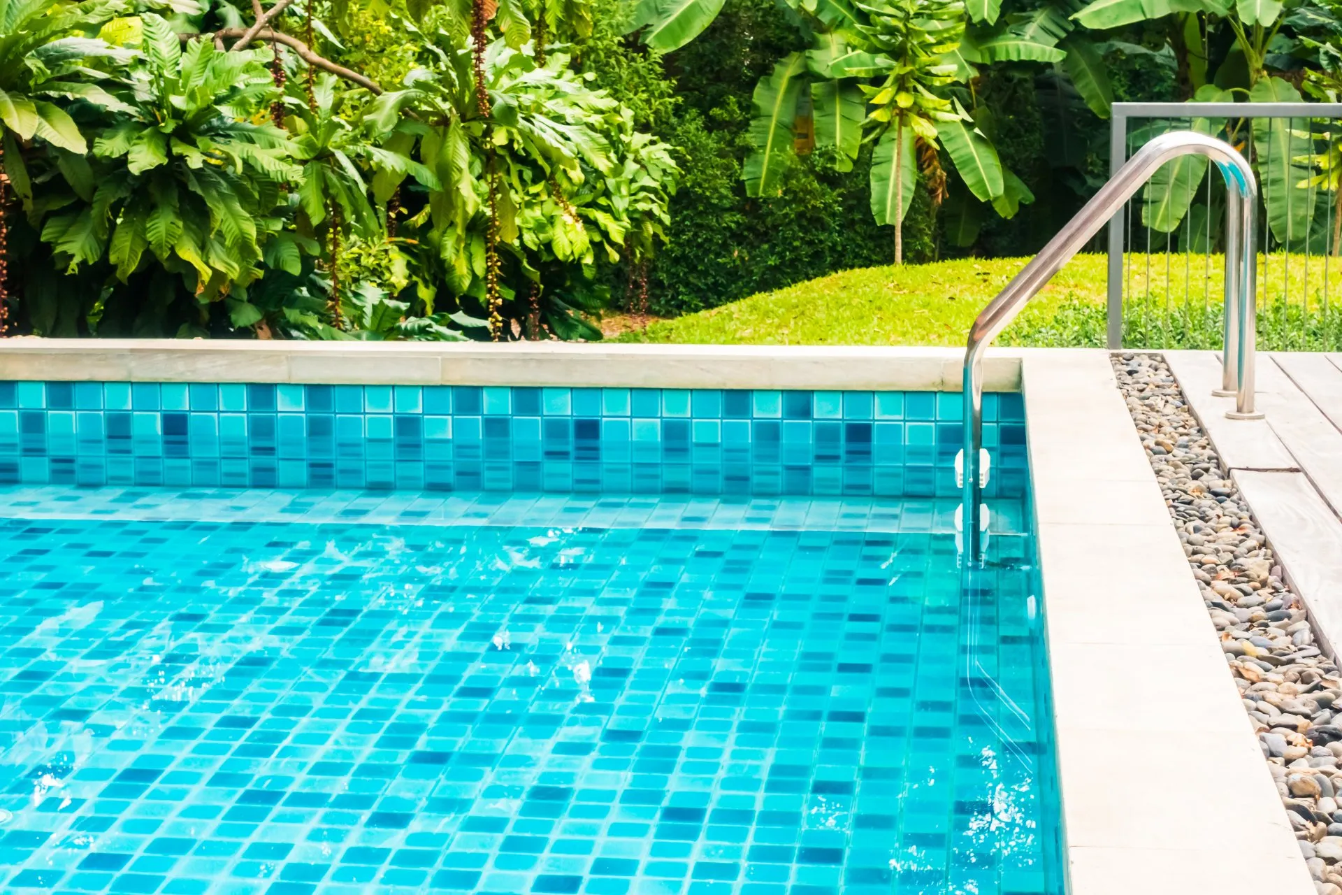 Pool Tile at the Waterline: A Simple Way to Keep Your Pool Clean
