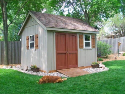 Rocks Around Shed Enhancing Your Outdoor Space