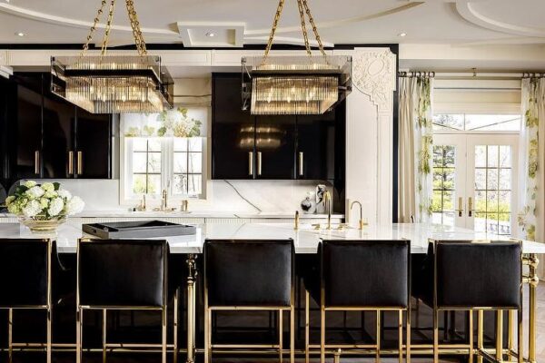 Stunning Black and Gold Kitchen Design Ideas for a Luxurious Home Elevate Your Living Space