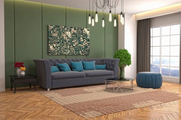 Harmony in Home Decor The Art of Pairing Green Walls with Curtains